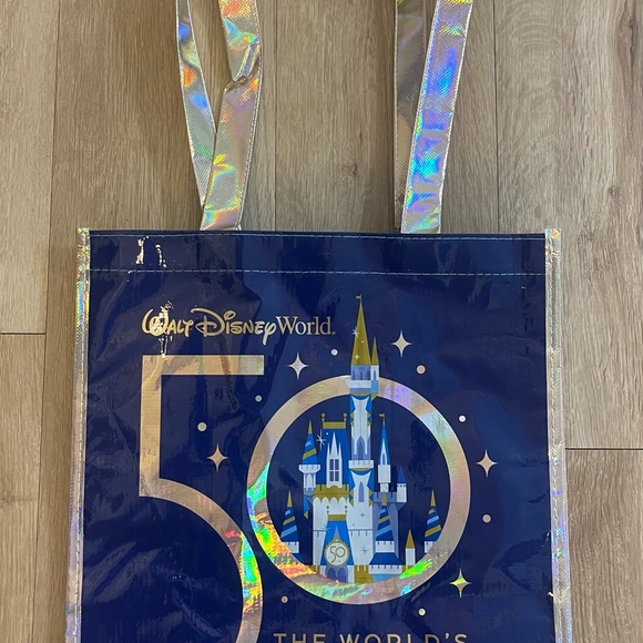 Walt Disney World 50th Anniversary Reusable Tote Bag - Picture 2 of 3
